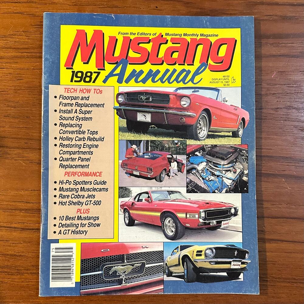Mustang Annual August 1987 Magazine